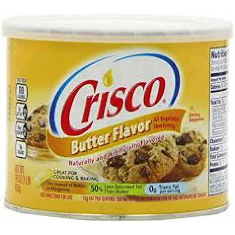 CRISCO SHORTENING BUTTER FLAVOR 453G